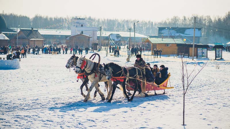 Катание на тройке