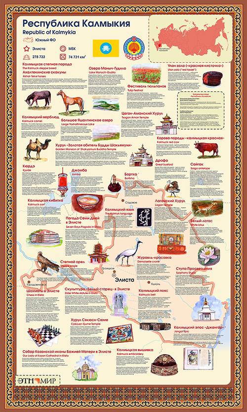 Путешествие по России: Республика Калмыкия