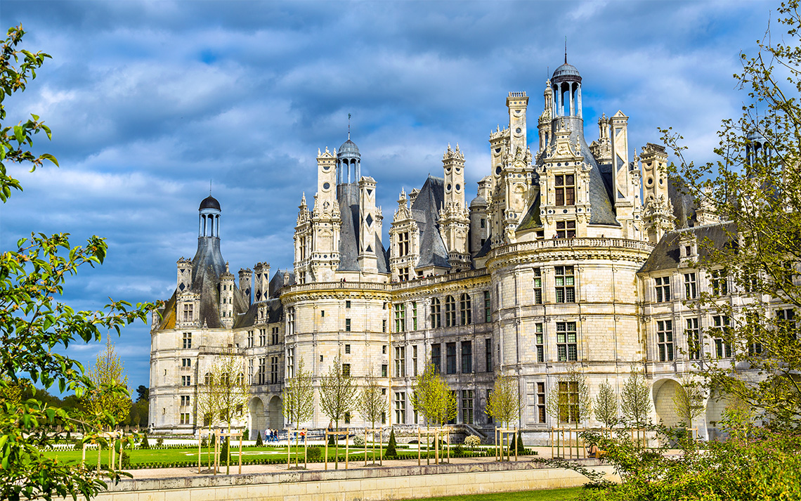 Замок Шамбор во Франции
