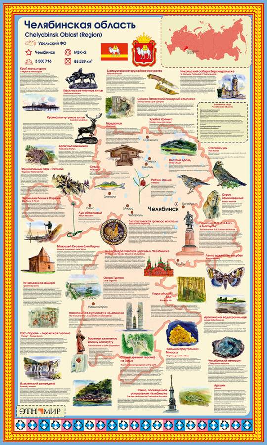 Информационный щит «Челябинская область»