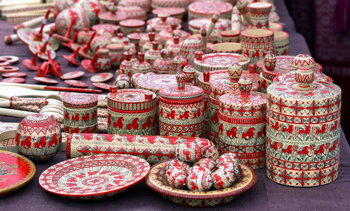 Мезенская роспись