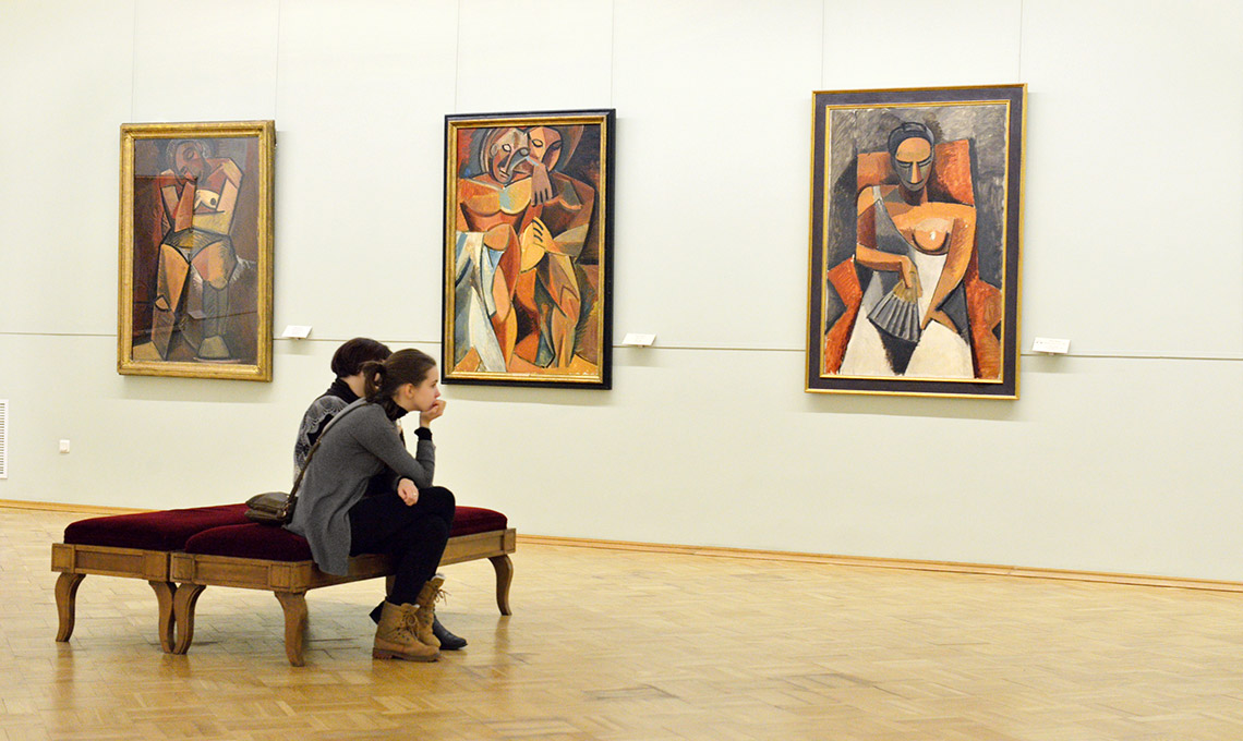 Музей Пикассо. Интерьер