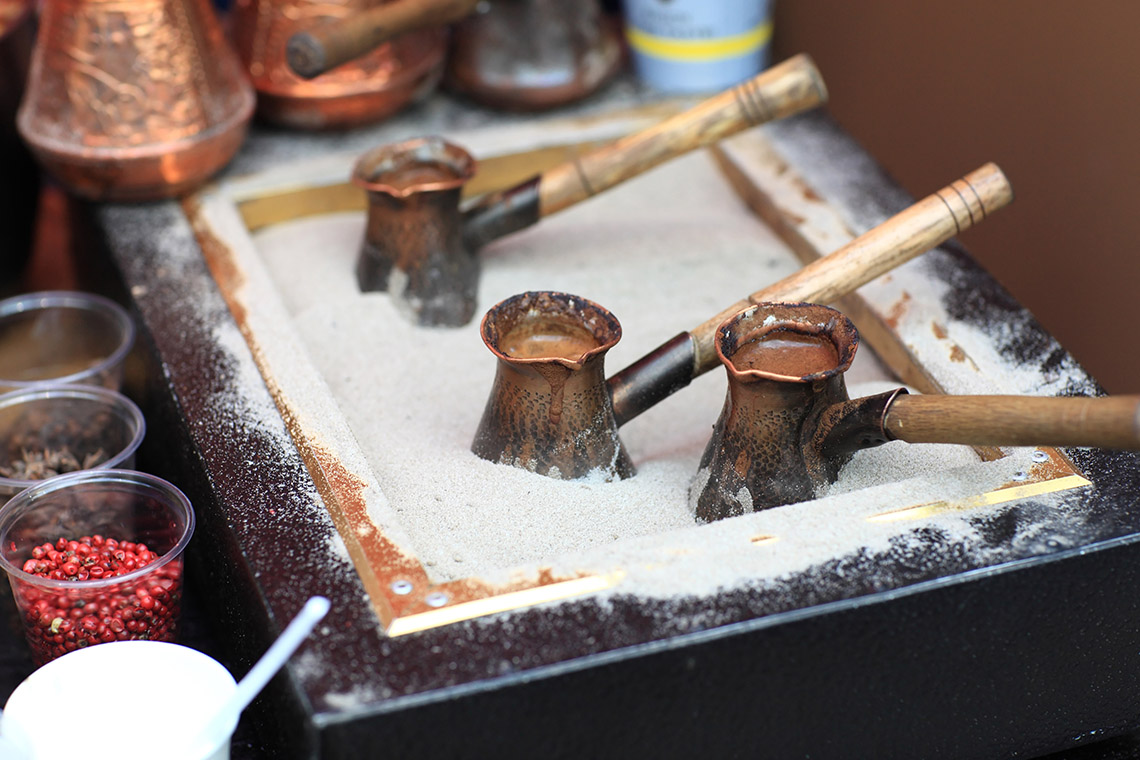 Кофе на песке