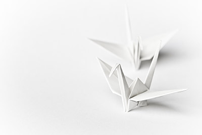 Японский журавлик оригами