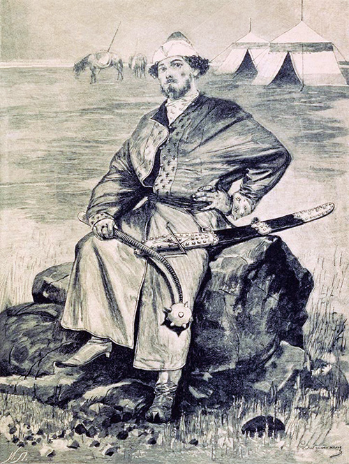 Алёша Попович. 1895. Иллюстрация к книге 